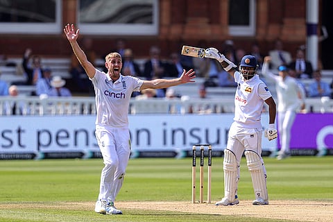 England vs  Sri Lanka 2nd Test Cricket Day 4: England's Ollie Stone appeals successfully against Sri Lanka's Dimuth Karunaratne